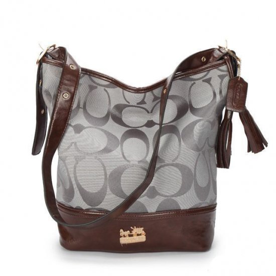 Coach Legacy Duffle In Printed Signature Medium Grey Crossbody Bags ACH Coach Legacy Duffle In Printed Signature Medium Grey Crossbody Bags ACH